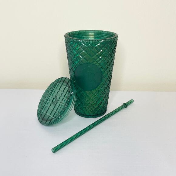 Starbucks Emerald Green Jeweled Holiday Tumbler – 16oz Grande – 2022 - Picture 4 of 6